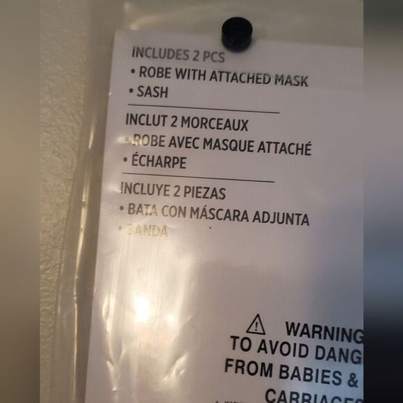 Phantom of Darkness Childs Hallowee Costume - Black Size 12-14 - Picture 4 of 4